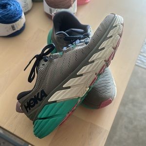 Hoka Woman's Gaviota 3 Running Shoe Sharkskin/Outer Space SOSP Size 5.5 Sneaker